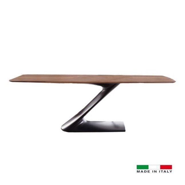 Bellini Italian Home Zeta Dining Table Anthracite Base