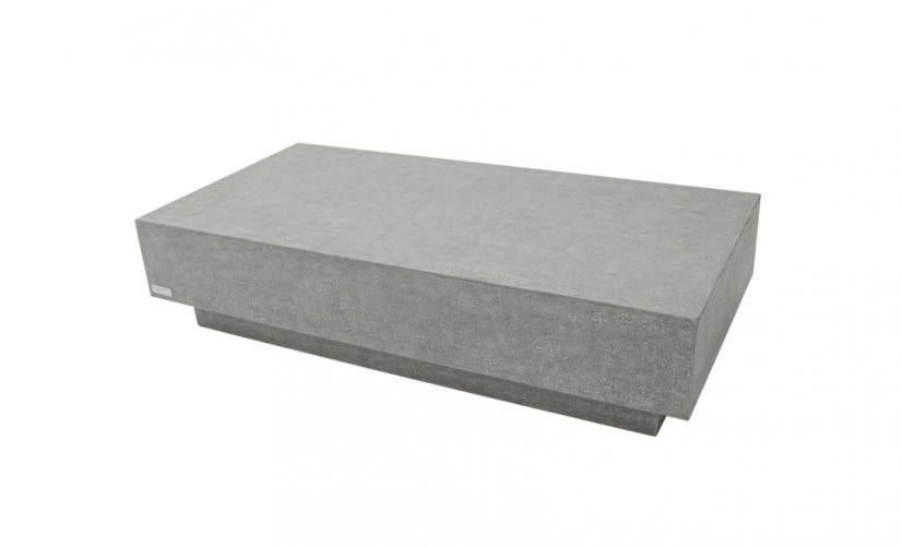 Elementi Home Tevere 60&quot; GFRC Rectangular Coffee Table