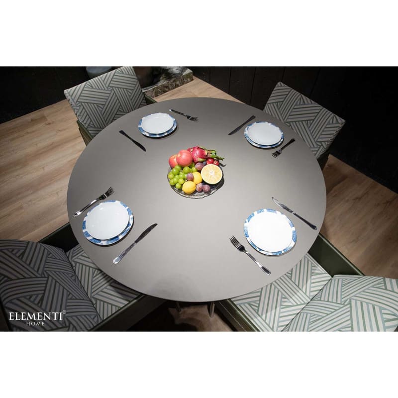 Elementi Home Rio 48&quot; GFRC Round Dining Table