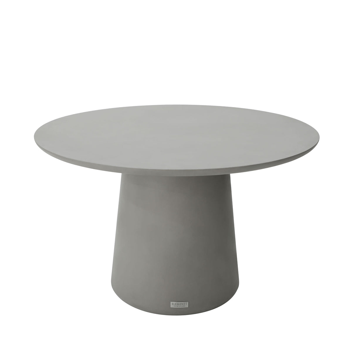 Elementi Home Rio 48&quot; GFRC Round Dining Table