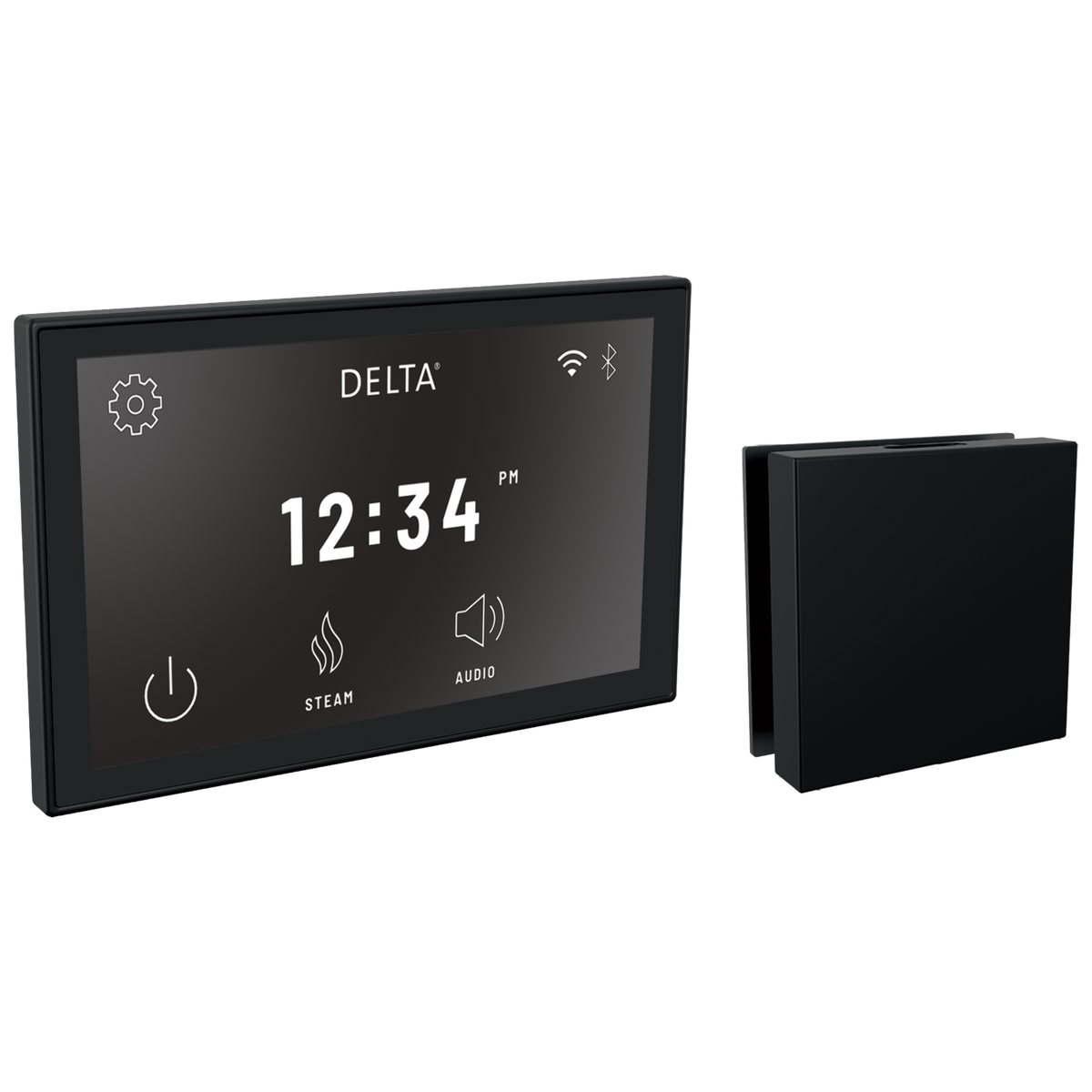 Delta Steamscape™ Deluxe System, Digital Interface and Contemporary Square Steam Head Package