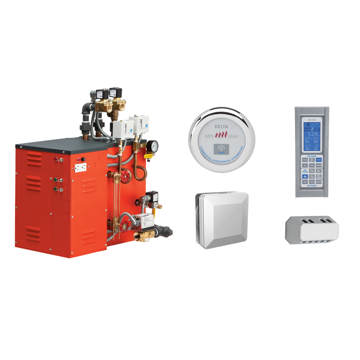 DELTA® Commercial Steam Generator 18kW Package with Control &amp; Steamhead