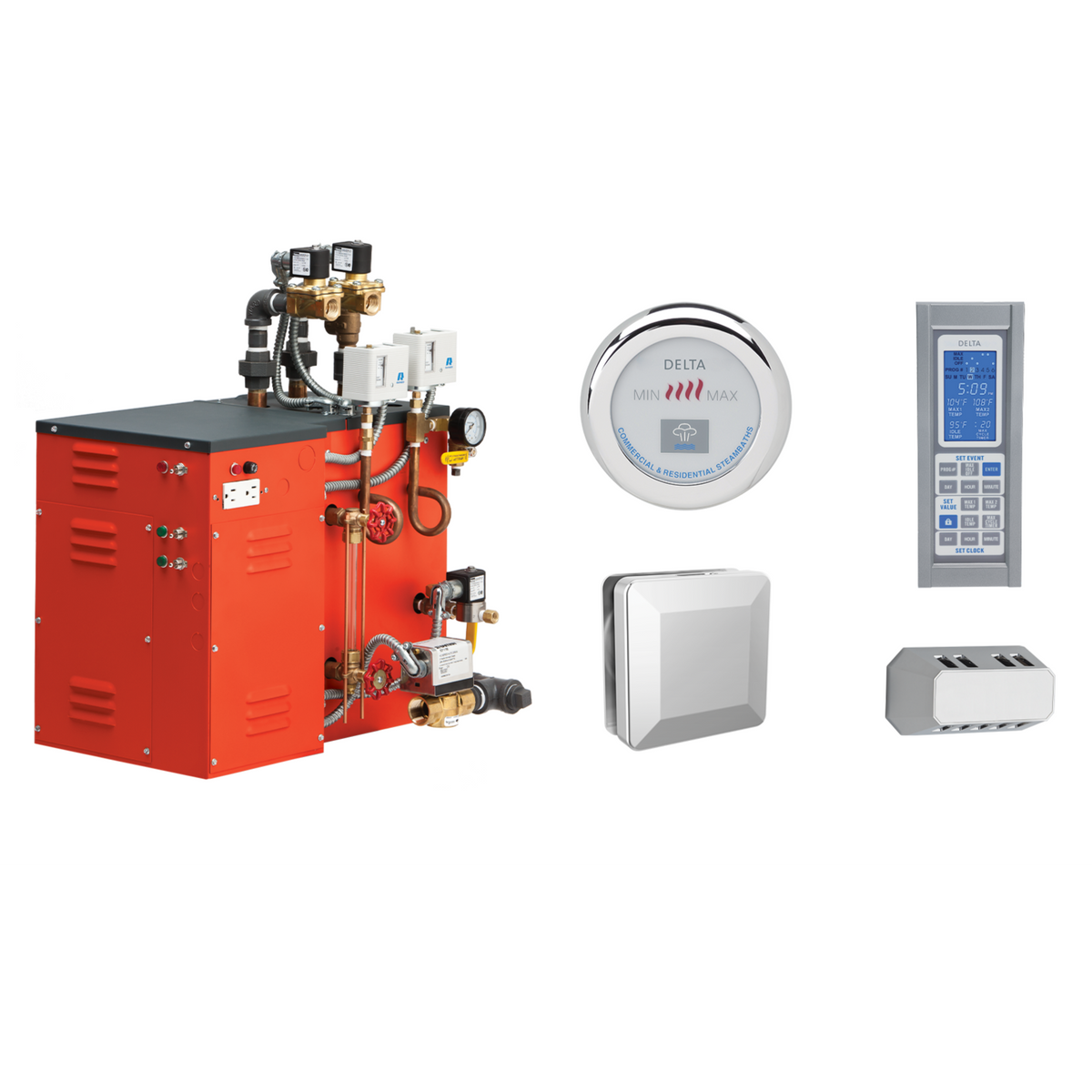 DELTA® Commercial Steam Generator 24kW Package with Control &amp; Steamhead