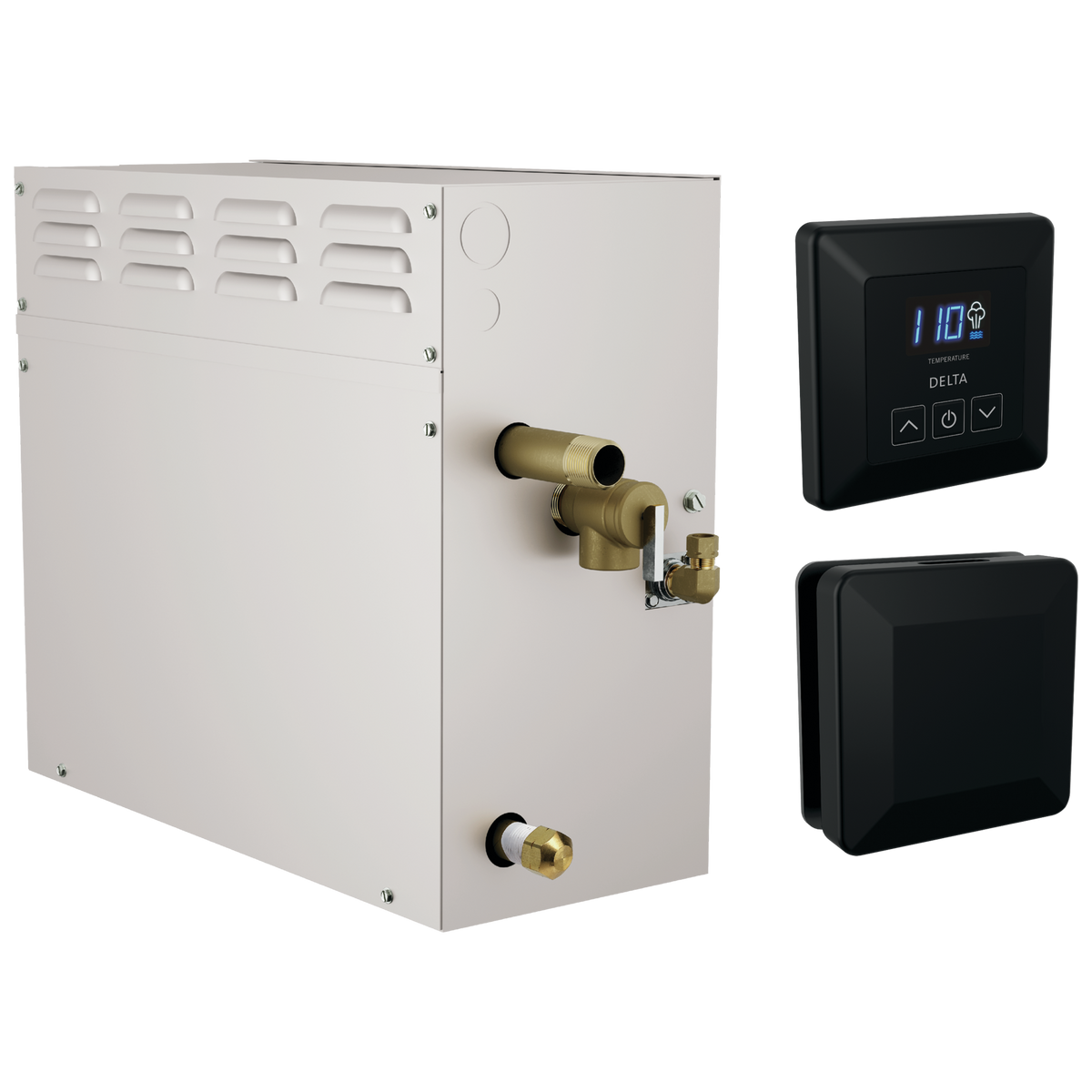 Delta SimpleSteam™ 15kW Square Kit, SimpleSteam™ ES-15 Generator, Control, and Steam Head