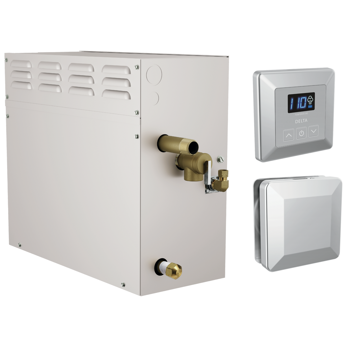 Delta SimpleSteam™ 15kW Square Kit, SimpleSteam™ ES-15 Generator, Control, and Steam Head