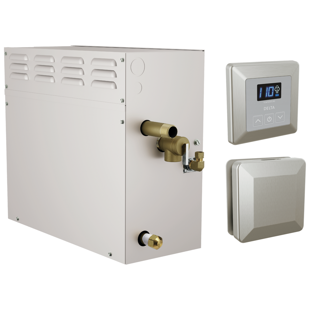 Delta SimpleSteam™ 15kW Square Kit, SimpleSteam™ ES-15 Generator, Control, and Steam Head