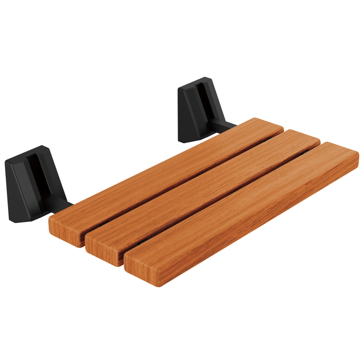 Delta Fold Up Wall Mounted Seat, Teak Wood