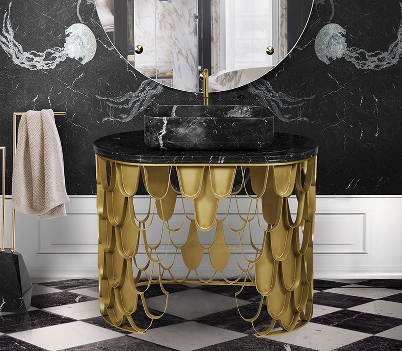 Maison Valentina Koi Single Vanity Cabinet