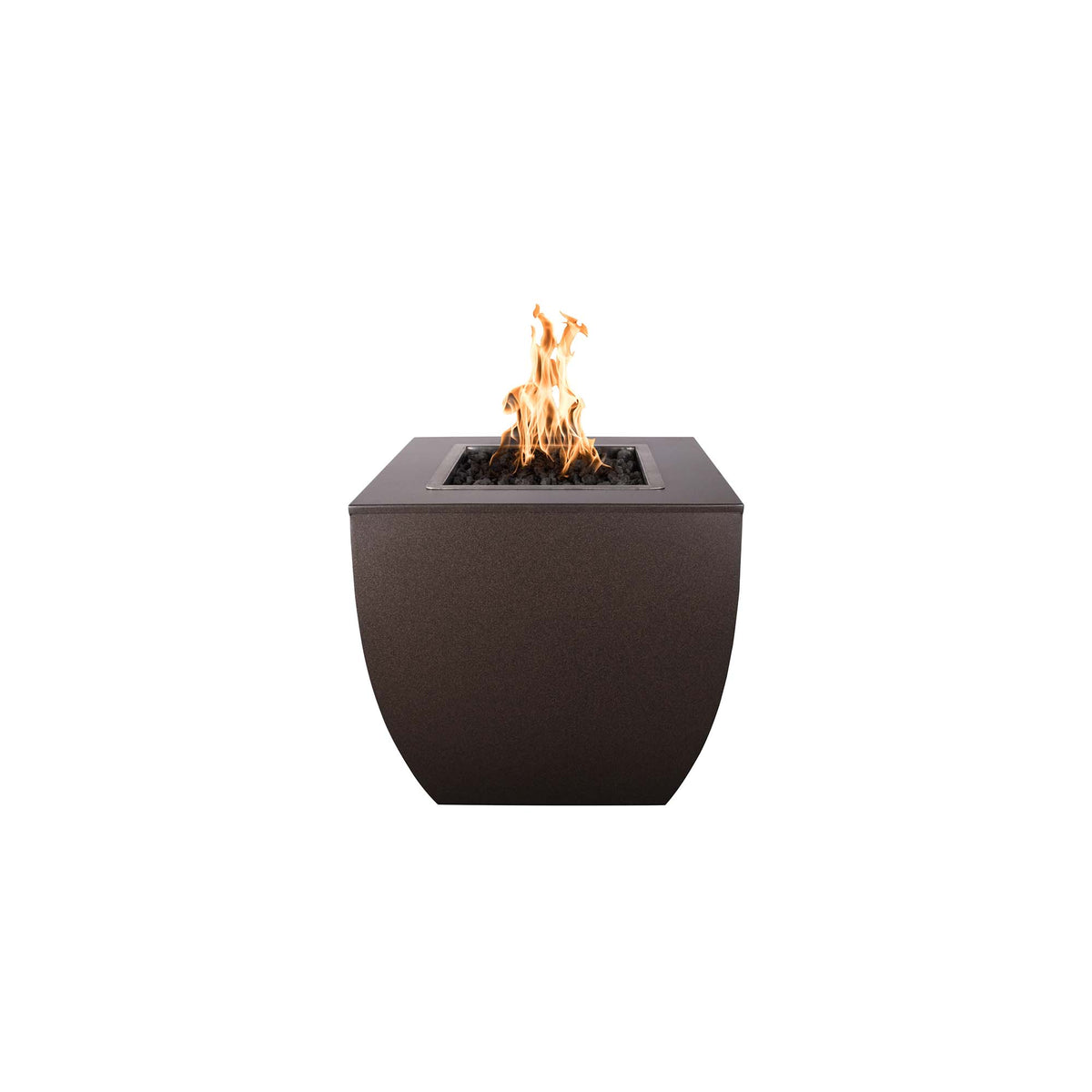 The Outdoor Plus 30&quot;-36&quot; Square Avalon Fire Pit - Corten Steel