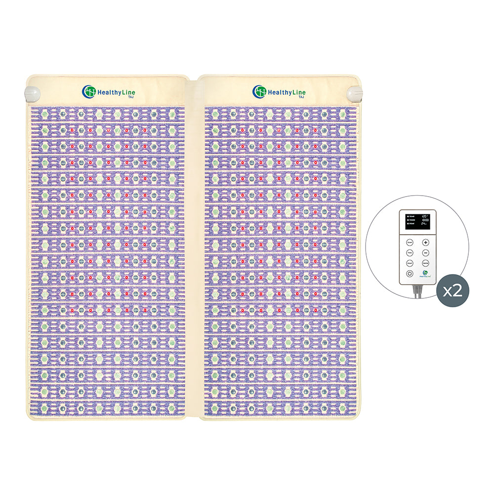 HealthyLine TAJ-Mat™ King 8076 Firm - Photon PEMF Split Inframat Pro®