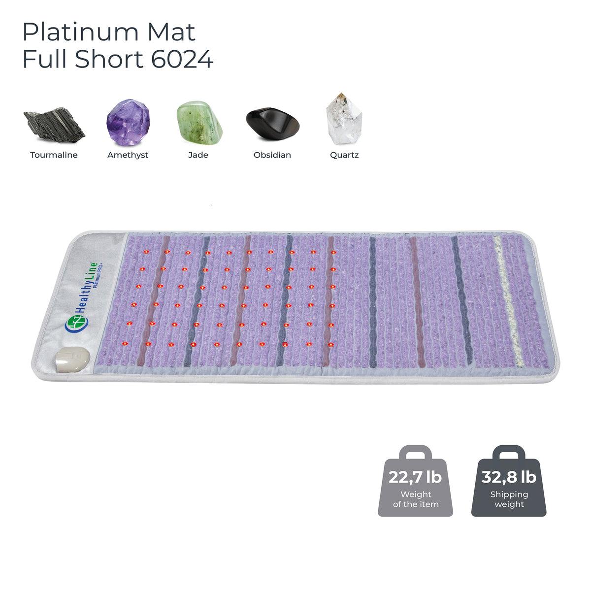 HealthyLine Platinum Mat™ Full Short 6024 Firm - Photon Advanced PEMF InfraMat Pro®