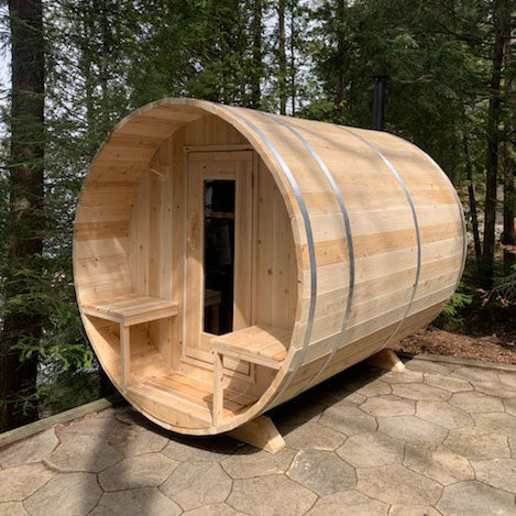 Leisurecraft Canadian Timber Serenity Barrel Sauna