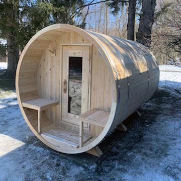 Leisurecraft Canadian Timber Serenity Barrel Sauna