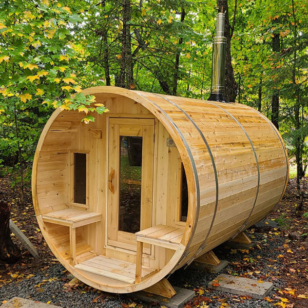 Leisurecraft Canadian Timber Tranquility Barrel Sauna