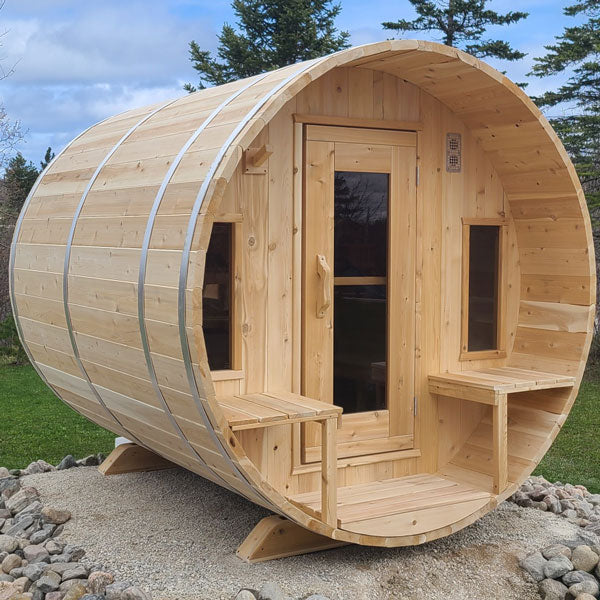 Leisurecraft Canadian Timber Tranquility Barrel Sauna