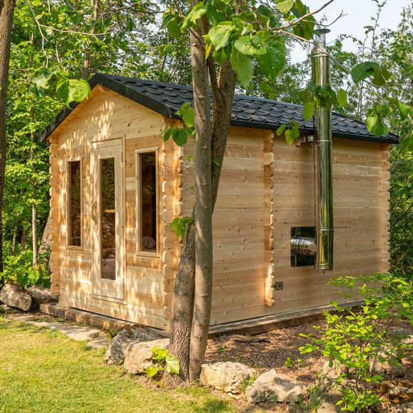 Leisurecraft CT Georgian Cabin Sauna with Changeroom