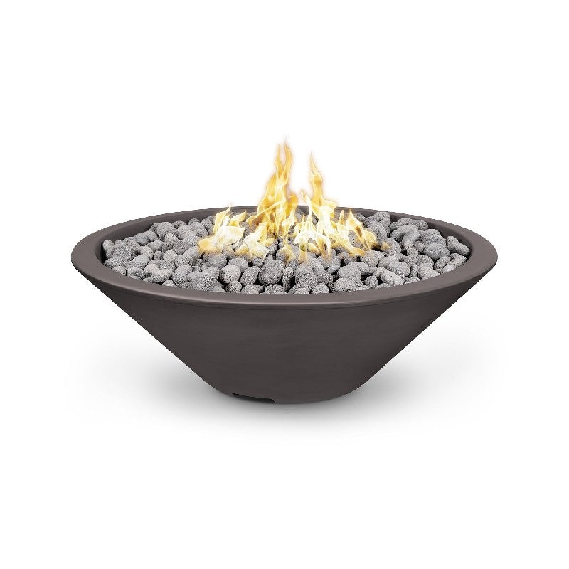 The Outdoor Plus Cazo 60&quot; Concrete Match Lit Fire Pit - No Ledge