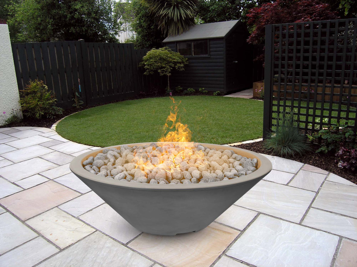 The Outdoor Plus Round Cazo 60&quot; Fire Pit - Powder Coated Metal