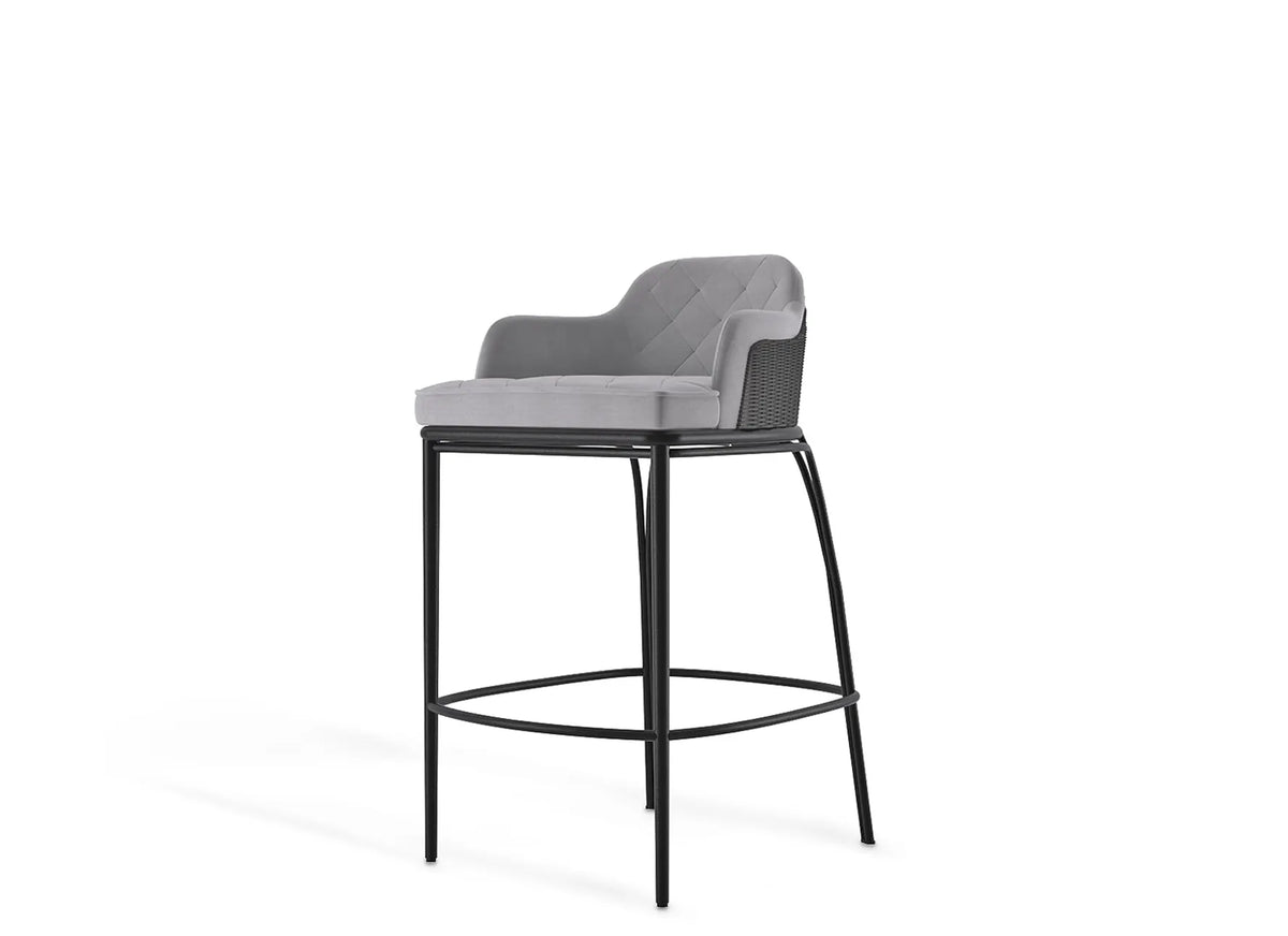 Luxxu Charla Grey Bar Chair