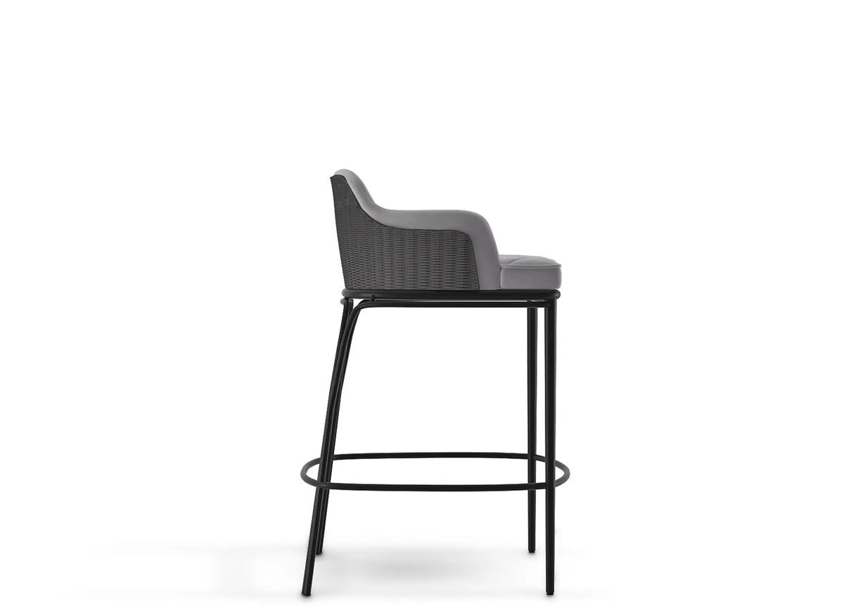 Luxxu Charla Grey Bar Chair