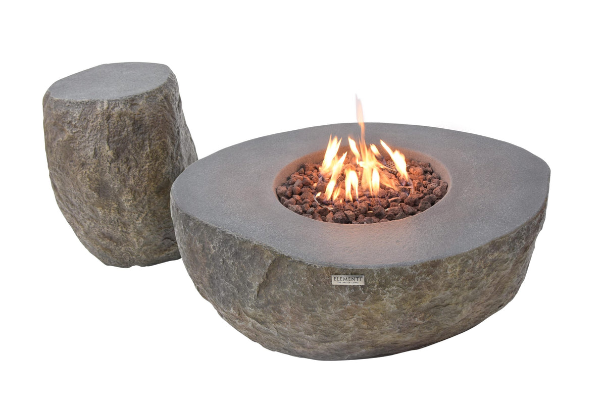 Elementi Fire Boulder Fire Table