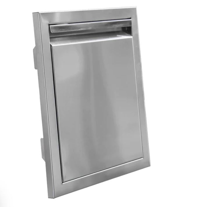 The Outdoor Plus Diamond Grill BBQ Stainless Steel Door