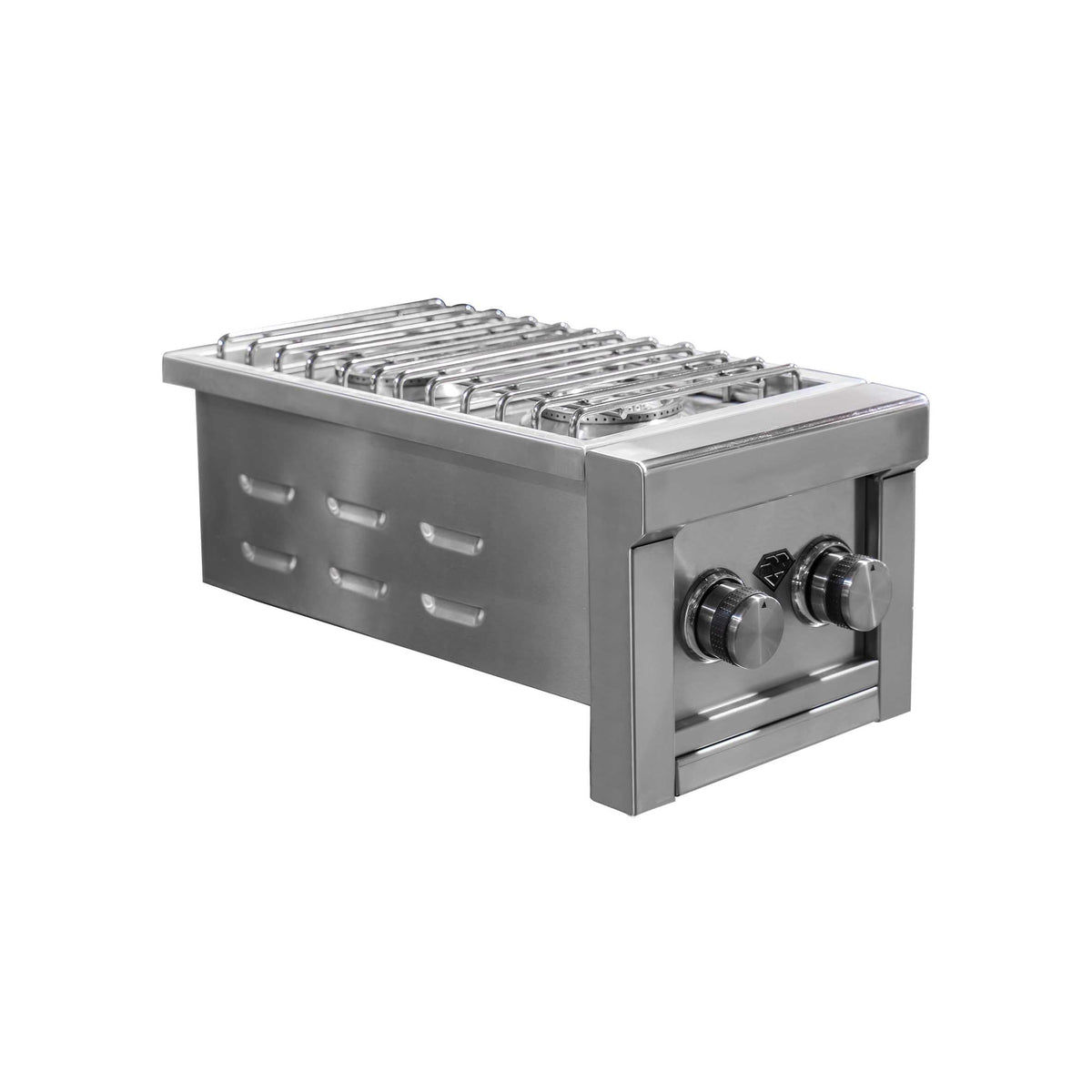 The Outdoor Plus Double Side Burner -  Commercial Grade 304 Stainless Steel Construction