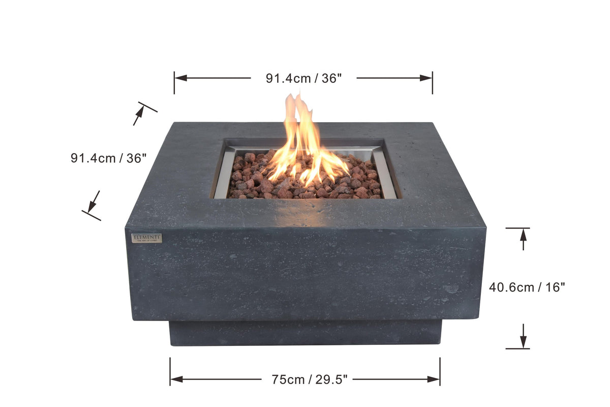 Elementi Fire Manhattan Fire Table