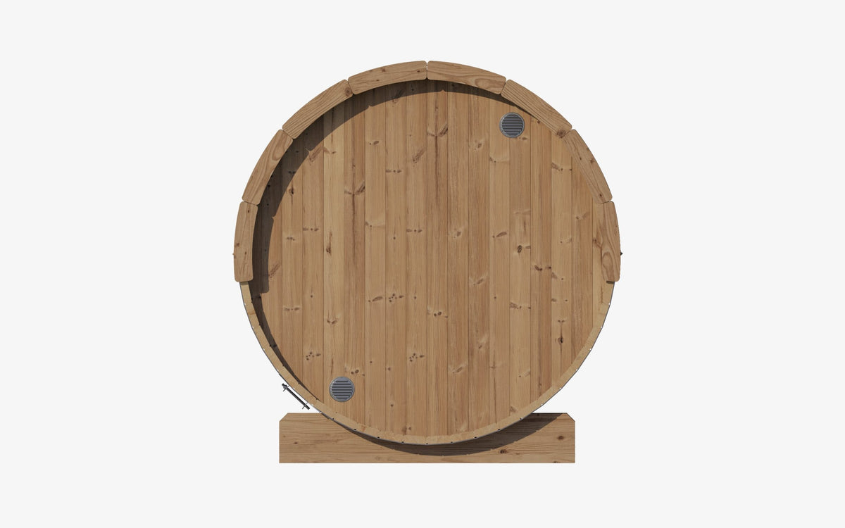 SaunaLife Model E8 Sauna Barrel, ERGO Series 6-Person Sauna Barrel 87&quot;L x 81&quot;D [Free Shipping]