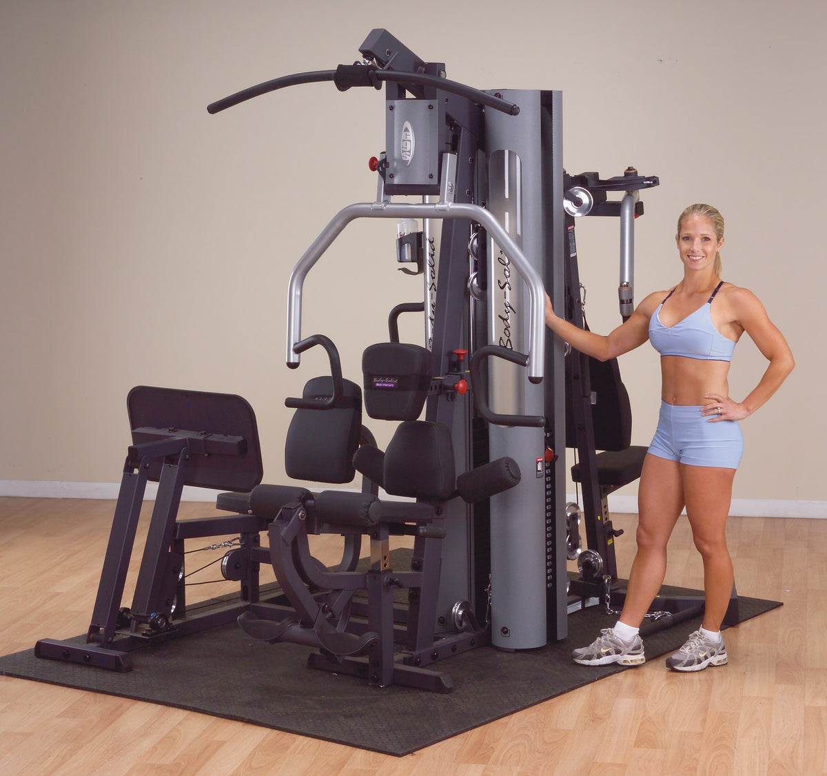 Body-Solid G9S Dual 210 lb. Weight Stack Gym with Leg Press