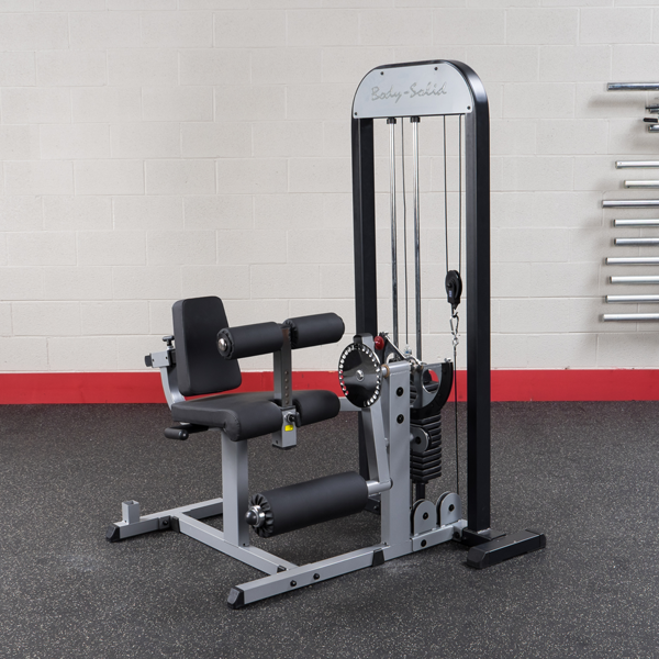 Body Solid PRO SELECT LEG EXTENSION / CURL STATION, 210LB STACK