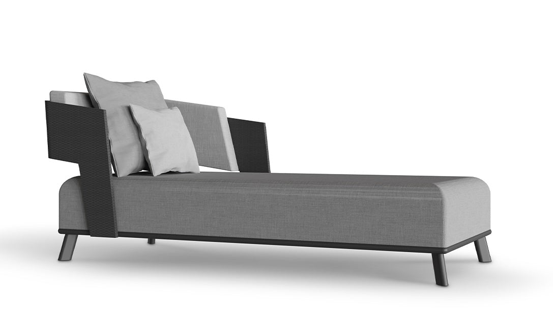 Luxxu Galea Grey Chaise Longue