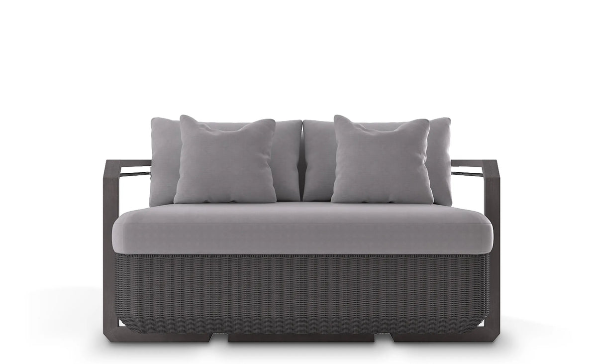 Luxxu Hampton Grey Two Seat Sofa