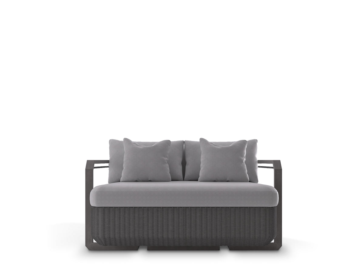 Luxxu Hampton Grey Two Seat Sofa