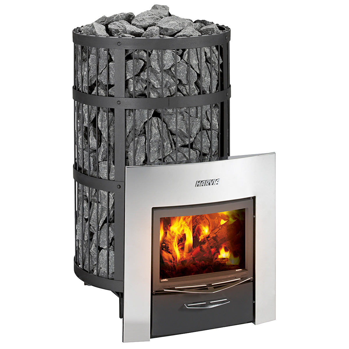 Harvia Legend 300DUO Series Sauna Wood Burning Stove/Fireplace Combo