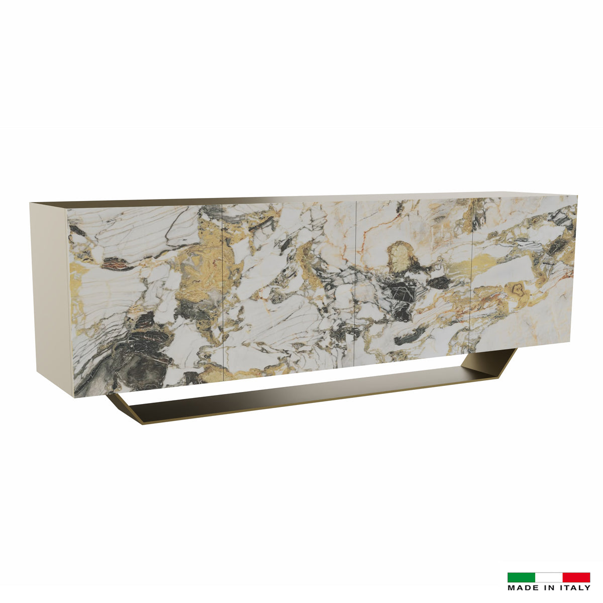 Bellini Italian Home Sideboard, Dimensions: 82&quot;x18&quot;x29.5&quot;