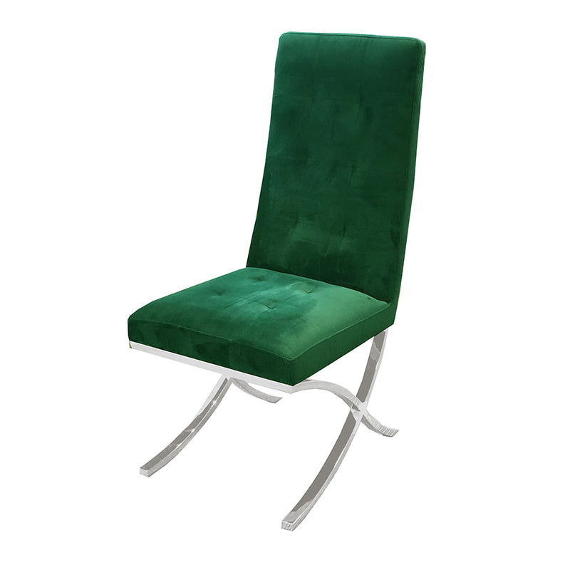 Bellini Italian Home Lidia Dining Chair Green - 2 Units