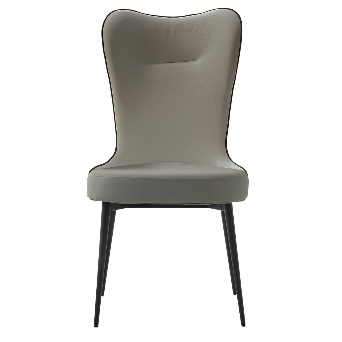 Bellini Italian Home Mickey Dining Chair Pearl Grey - 2 Units