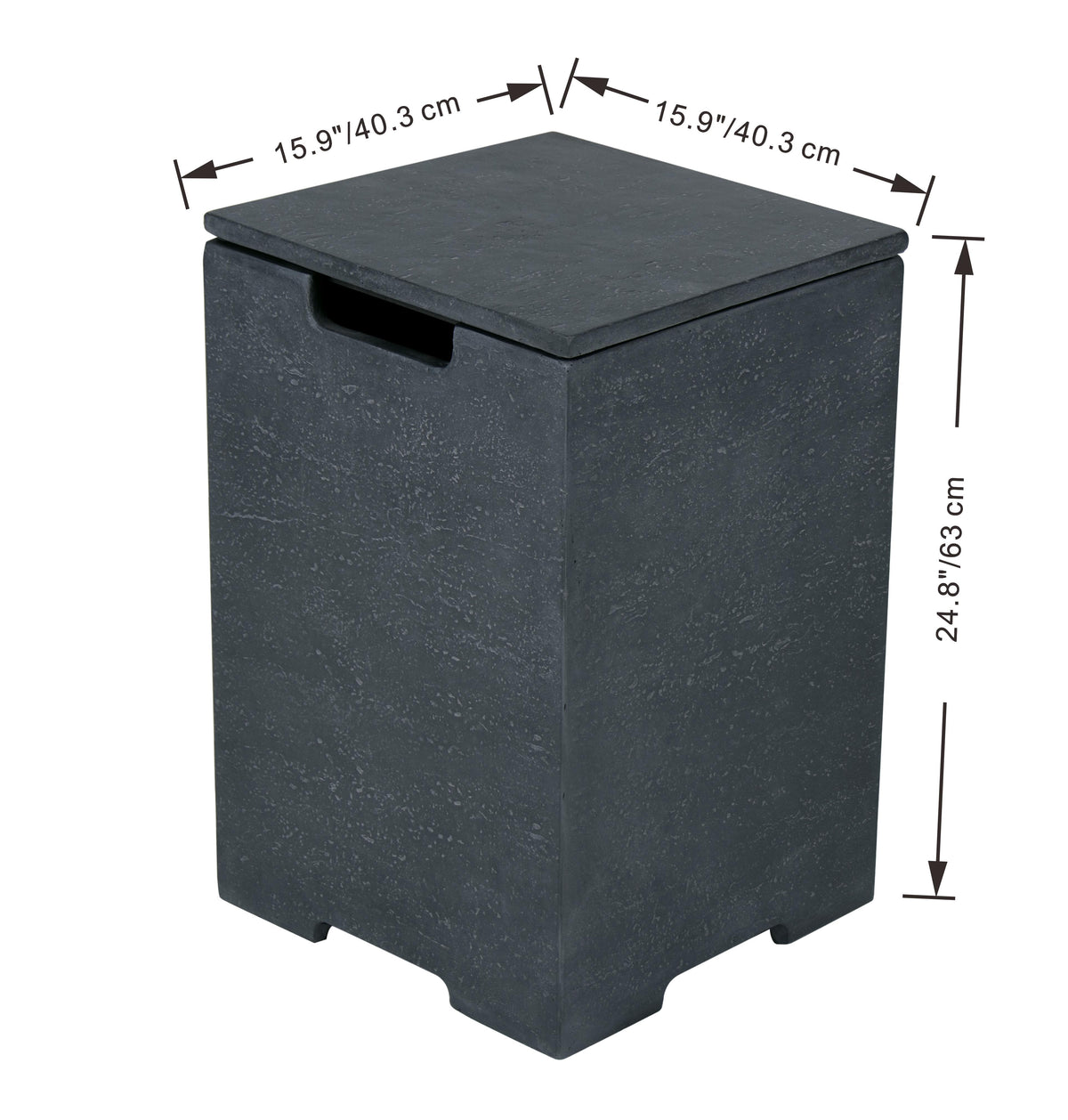 Elementi Plus SQUARE TANK COVER ONB406 LG/DG