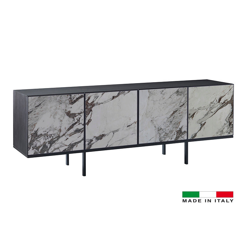 Bellini Italian Home Ombre Sideboard Black Grey