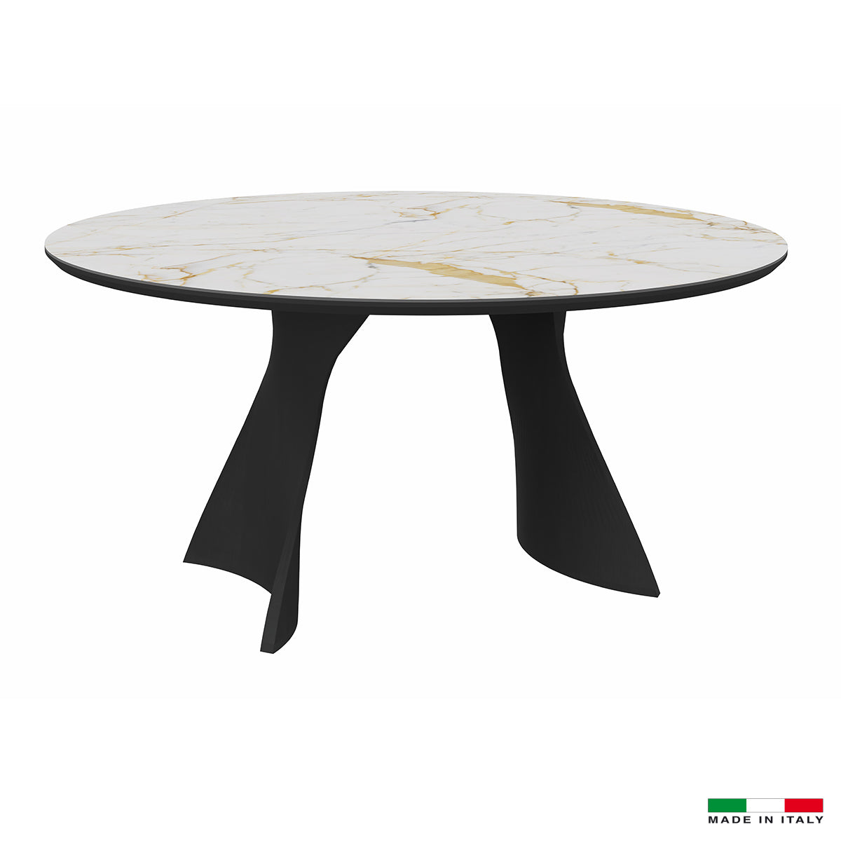 Bellini Italian Home Palermo Round Dining Table 59&quot;