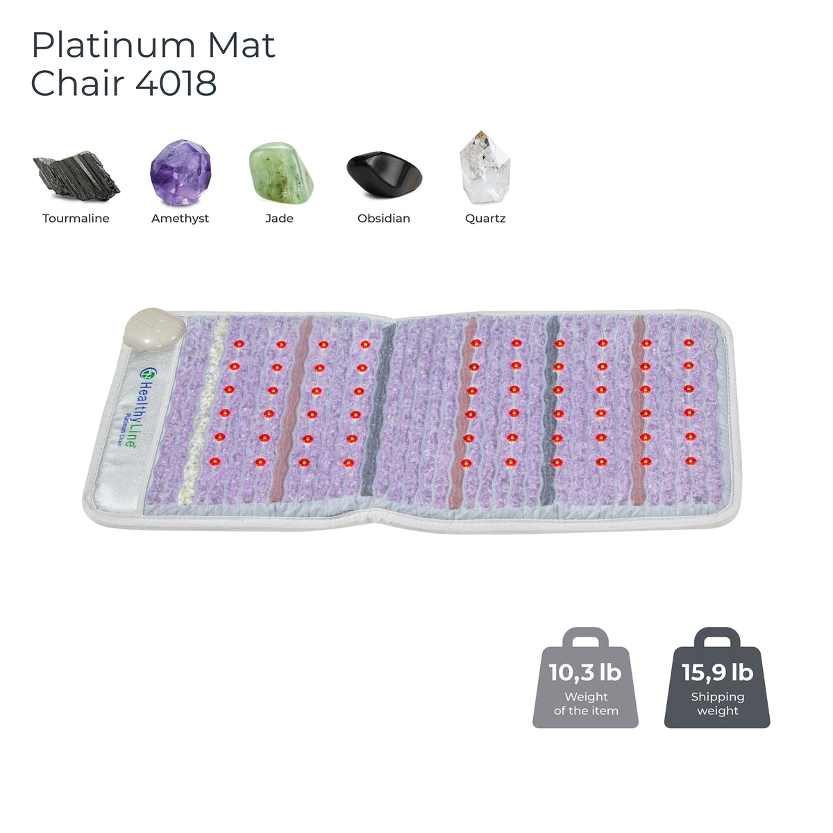 HealthyLine Platinum Mat™ Chair 4018 Firm - Photon Advanced PEMF InfraMat Pro®