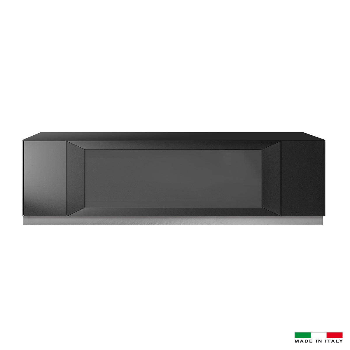 Bellini Italian Home Quarz TV Stand Black