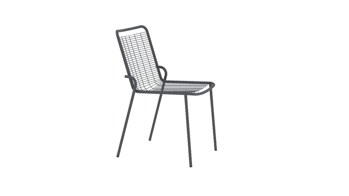 Bellini Italian Home Roma Chair Grey - 4 Units