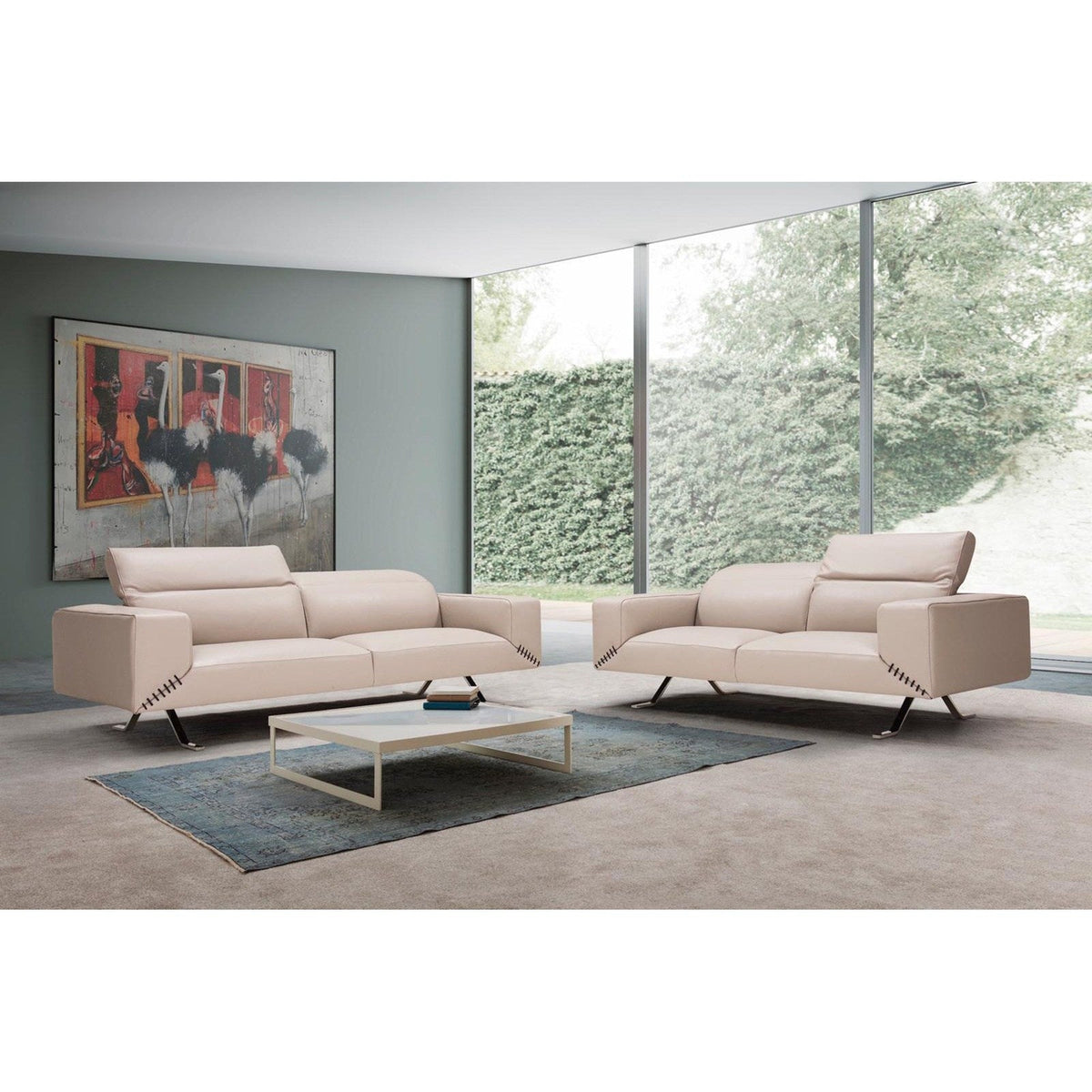 Bellini Italian Home Silvio Loveseat Dandy