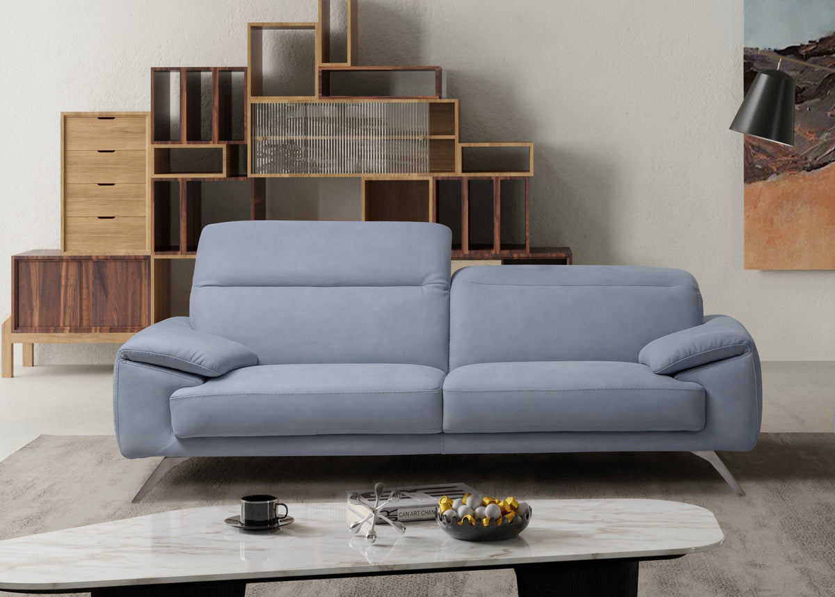 Bellini Italian Home Swing Sofa, Cat 35 Maya Light Blue 7317