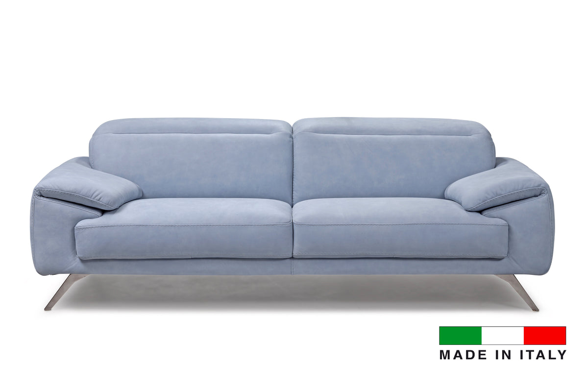 Bellini Italian Home Swing Sofa, Cat 35 Maya Light Blue 7317