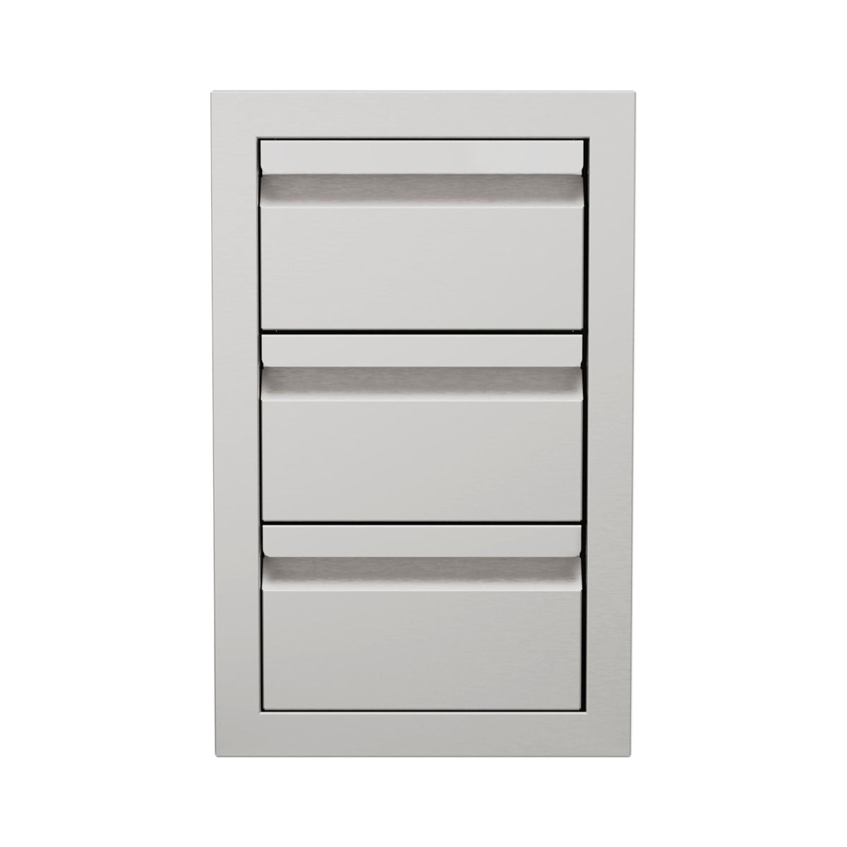The Outdoor Plus Triple Access Drawers (Commercial Grade 304 Stainless Steel Construction)