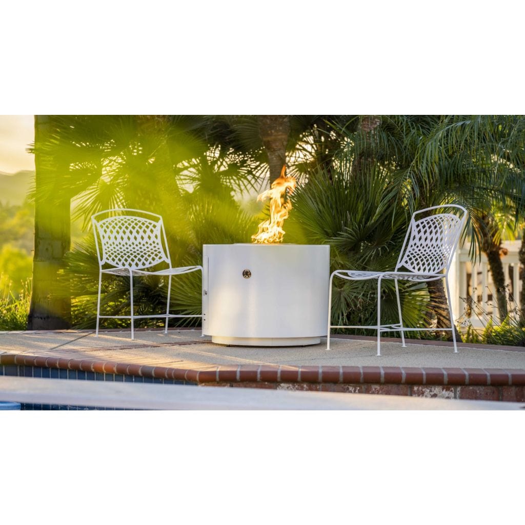 The Outdoor Plus Round Beverly Fire Pit 30&quot; - Powder Coated Metal