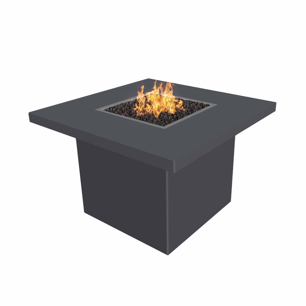 The Outdoor Plus Square Bella Fire Table - Stainless Steel